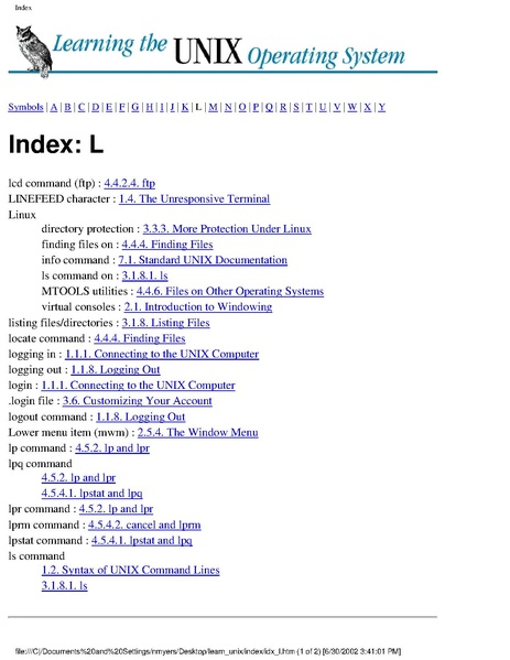 File:Learning the UNIX Operating System.pdf
