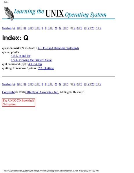 File:Learning the UNIX Operating System.pdf