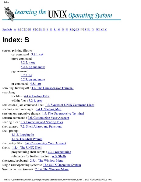 File:Learning the UNIX Operating System.pdf