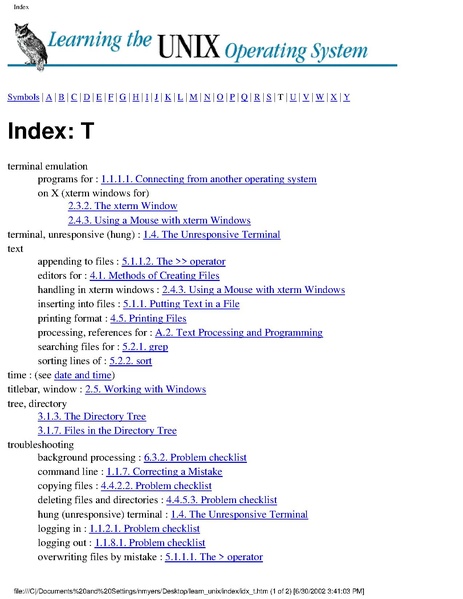File:Learning the UNIX Operating System.pdf