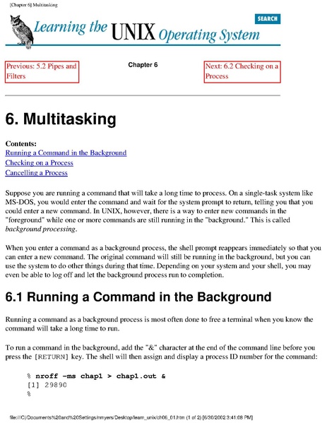 File:Learning the UNIX Operating System.pdf