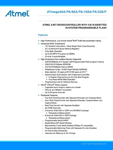 File:Page1-677px-Atmel-8271-8-bit-AVR-Microcontroller-ATmega48A-48PA-88A-88PA-168A-168PA-328-328P datasheet Summary.pdf.jpg