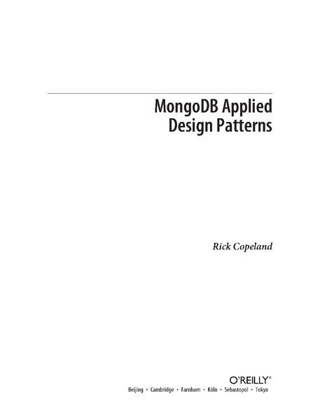 File:MongoDB Applied Design Patterns (1e 2013).pdf